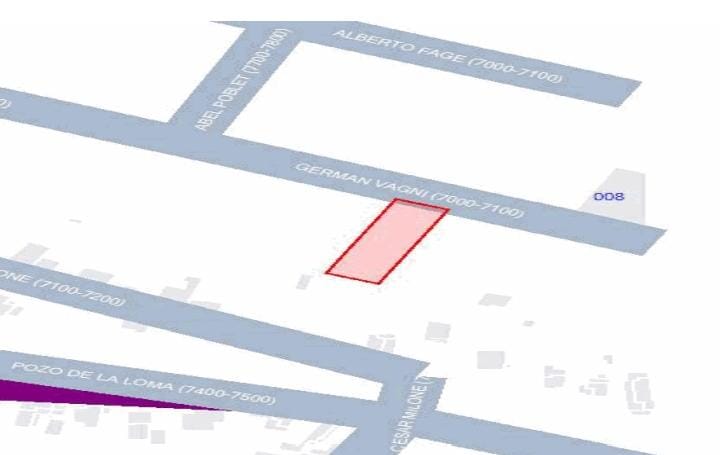 2 TERRENOS 690 MTS CADA UNO, ARGUELLO SOBRE AVENIDA GERMAN VAGNI